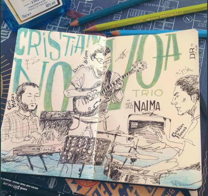 Seville, Spain, 2017, Naima Jazz Cafe with BOG Trio